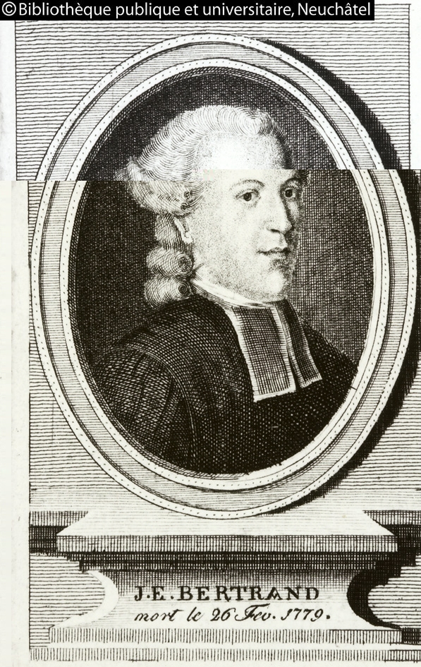 Portrait Bertrand de la STN - Source Biblithque de Neuchtel