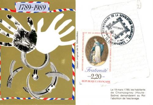 1989. 1er jour du timbre fraternité