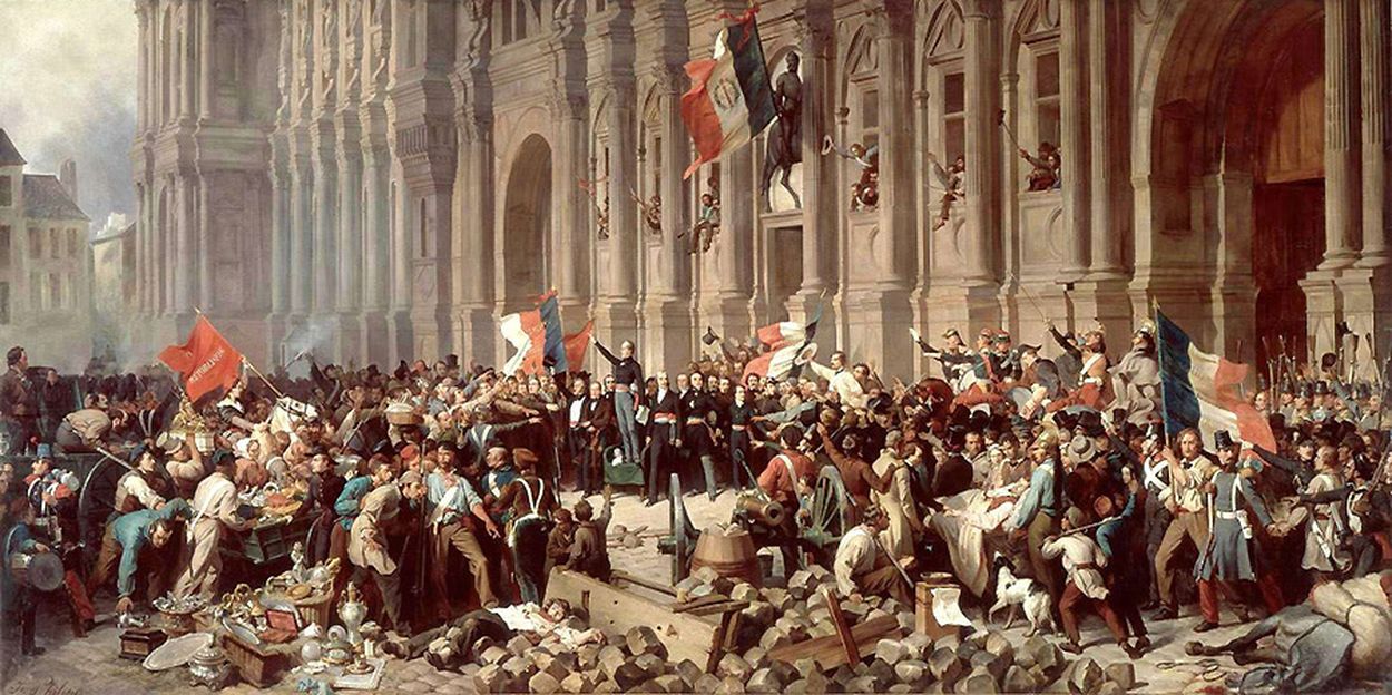 La rvolution de 1848 - Lamartine  l'Htel de VilleRAE