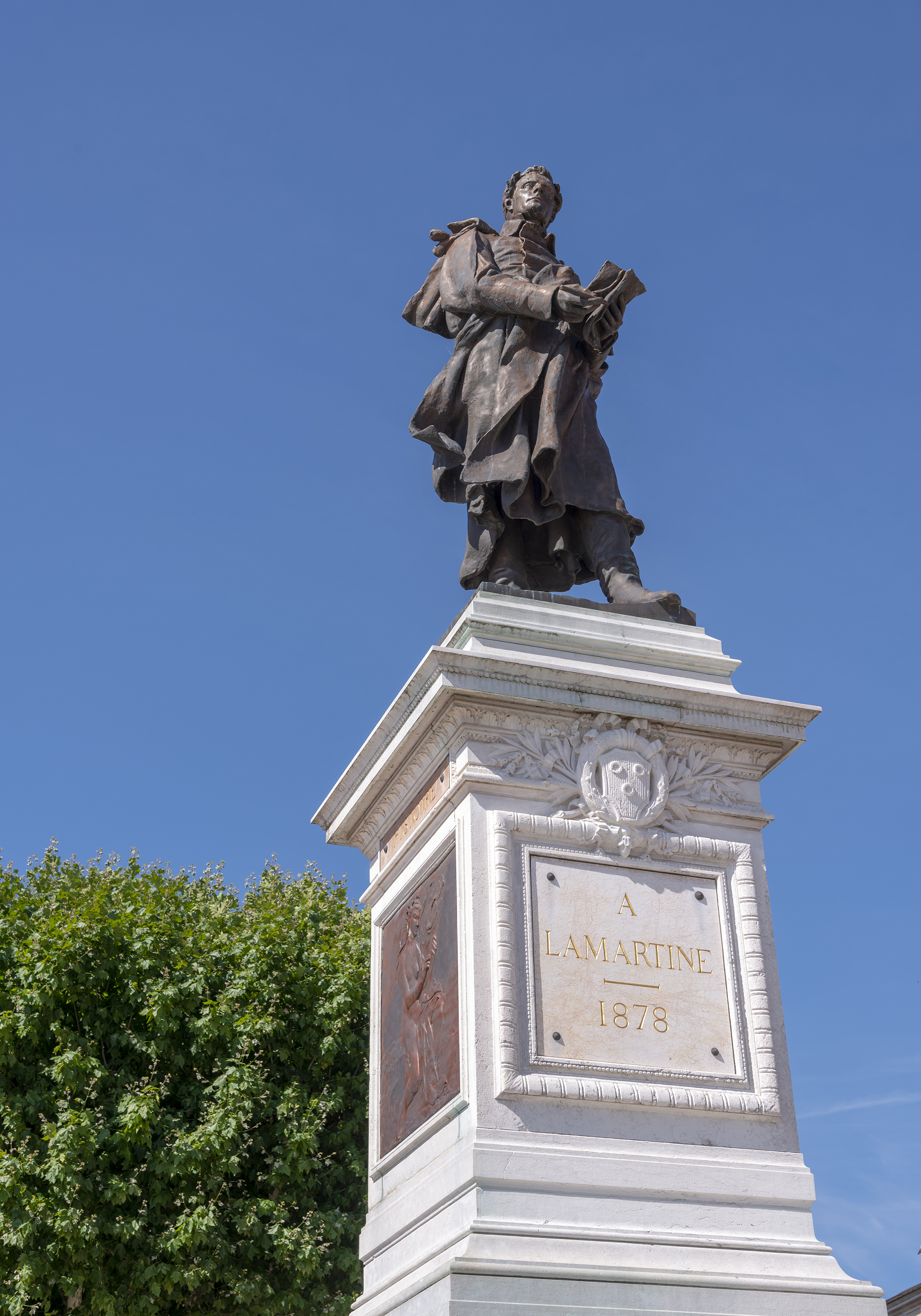 Macon Statue de Lamartine Crdit Photo A Doire CRT Bourgogne Franche-Comt 